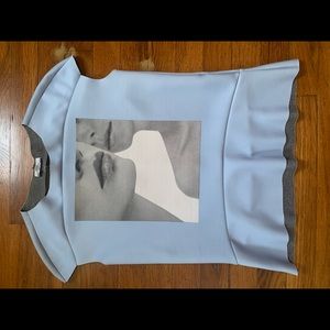 ZARA Blue Tops. Size Small